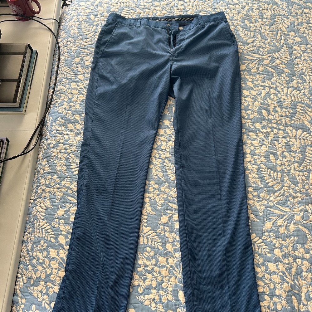 Bonobos Men's Highland Golf Pant 36x36 Slim Blue